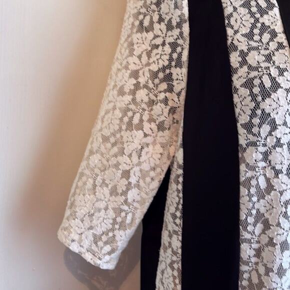 Stella McCartney dress with Lace panels black and white size 10 - Picture 15 of 16